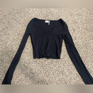 Urban outfitters out from under lias notch neck top